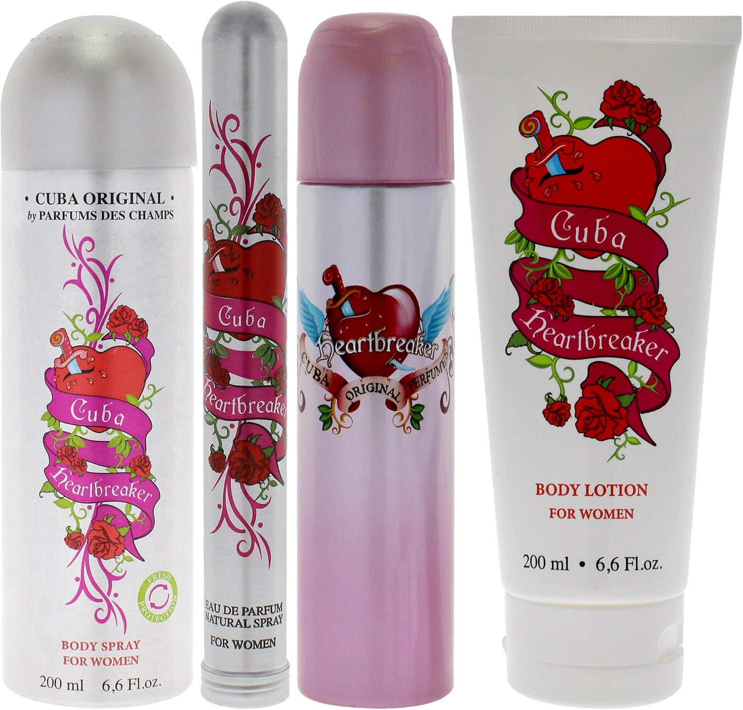 Set Cubeta Cuba Heartbreaker Des Champs 5 pz - Mujer