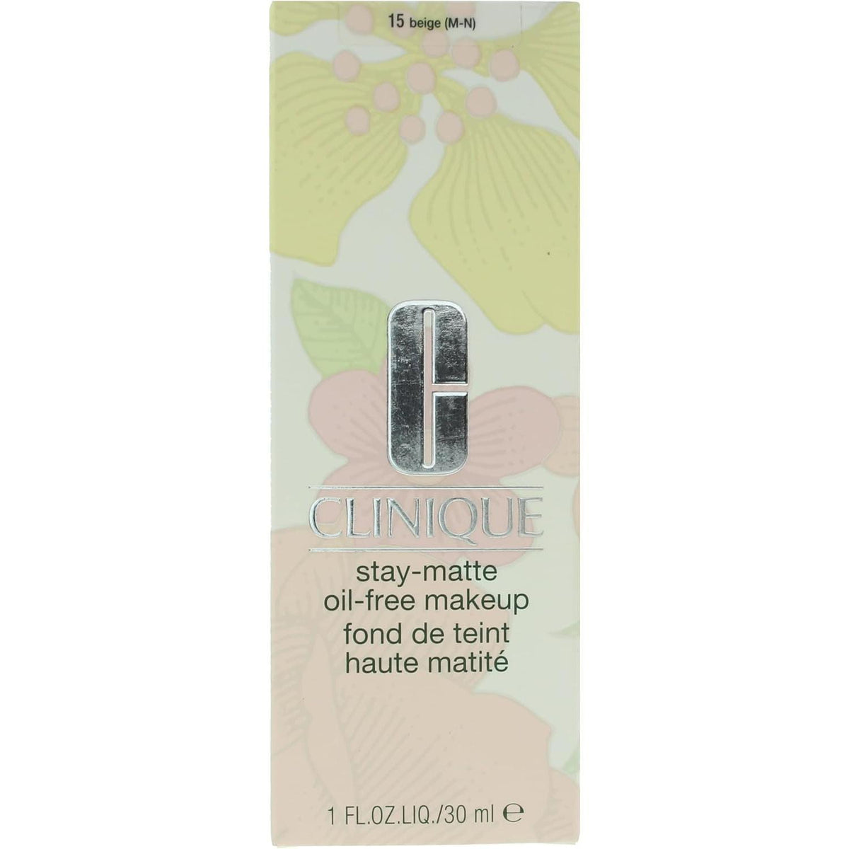 Clinique Base Stay-Matte Oil-Free Makeup 15 Beige 30Ml/1Floz - Mujer