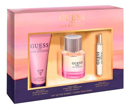 Guess Set Guess 1981 Los Angeles 3Pzs 100Ml Edt Spray/ Body Lotion 200Ml / 15Ml Edt Spray - Mujer