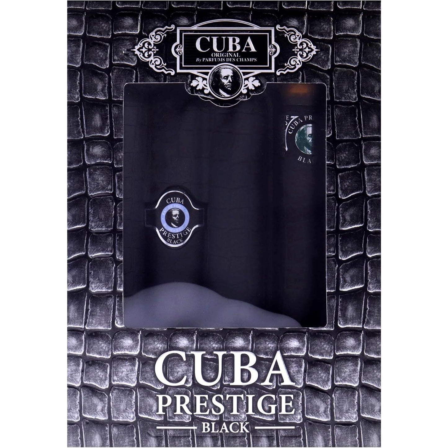 Set Cuba Prestige Black 2Pzs 90Ml Edt Spray/ 35Ml Edt Spray - Hombre