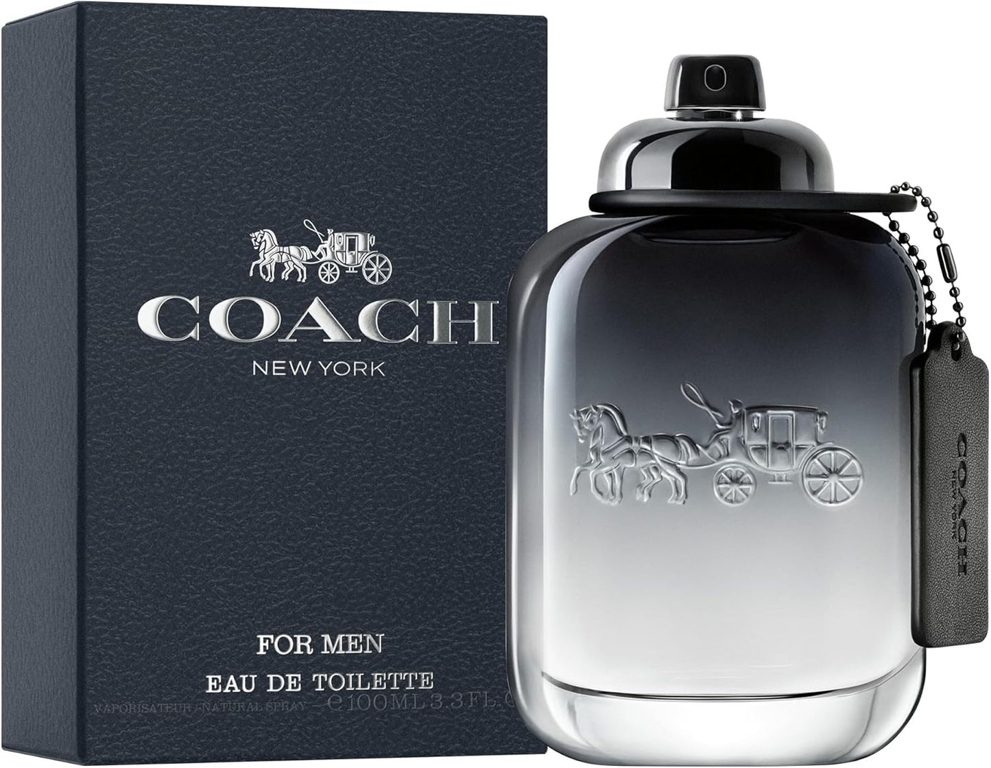 Coach Coach 100 ml Edt Spray para Hombre Fragancia Amaderada Aromática con Notas de Pera Bergamota y Kumquat