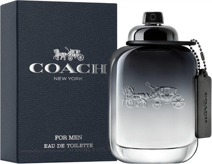 Coach Coach 100 ml Edt Spray para Hombre Fragancia Amaderada Aromática con Notas de Pera Bergamota y Kumquat