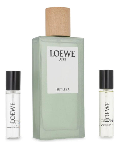 Set Loewe Aire Sutileza 3Pzs 100Ml Edt Spray/ 10Ml Edt Spray/ Solo Ella Elixir 10Ml Edp Spray - Mujer