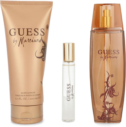 Guess Set By Marciano 3Pzs 100Ml Edp Spray/ Body Lotion 200Ml/ 15Ml Edp Spray - Mujer