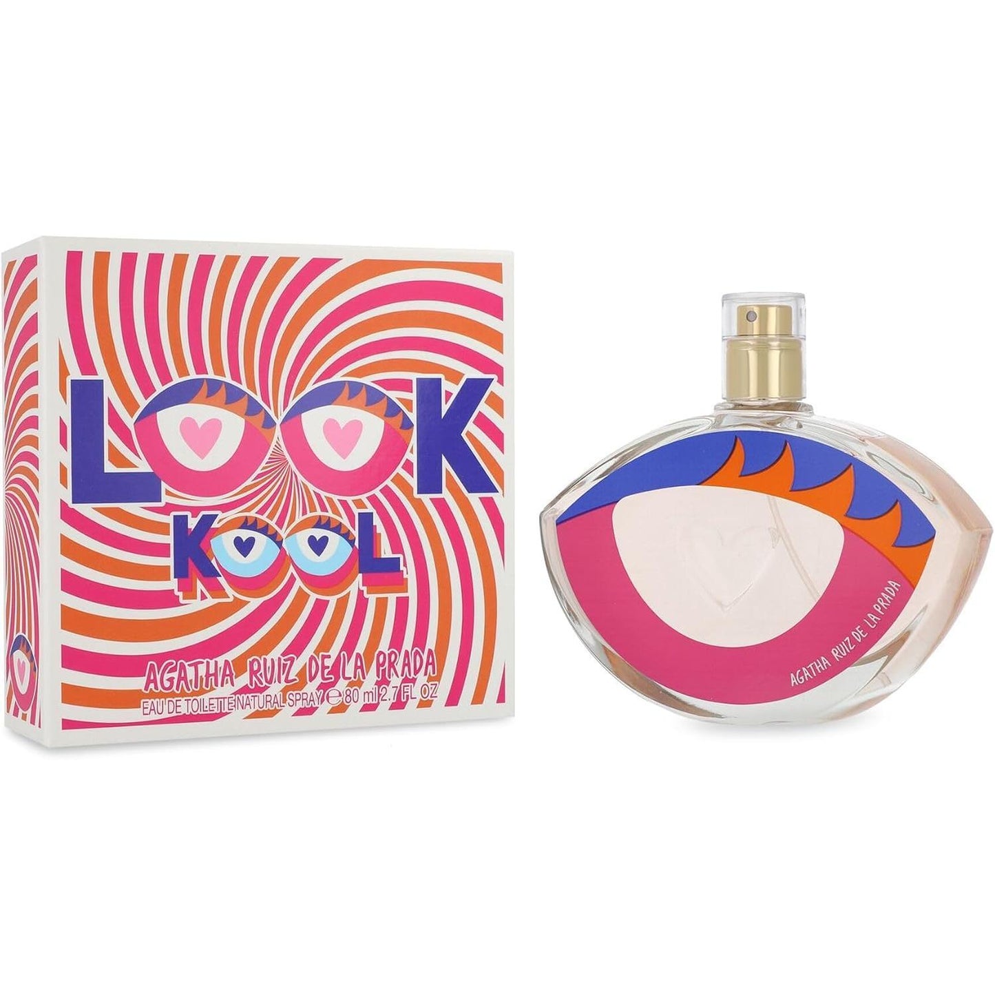 Agatha Ruiz de la Prada Look Kool 80Ml Edt Spray para Mujer Fragancia Fresca y Atractiva