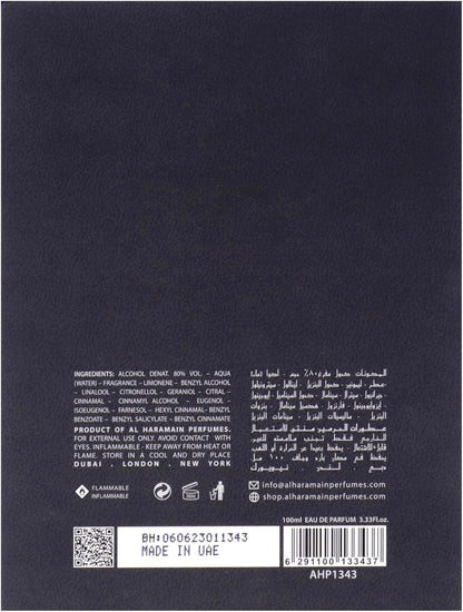Haramain Black Musk Unisex Al Haramain 100 ml Edp Spray - Hombre