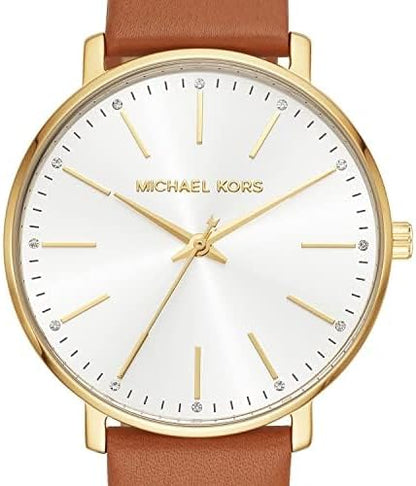 Michael Kors Reloj Cafe MK2740 para Mujer con Correa de Cuero y Diseño Elegante