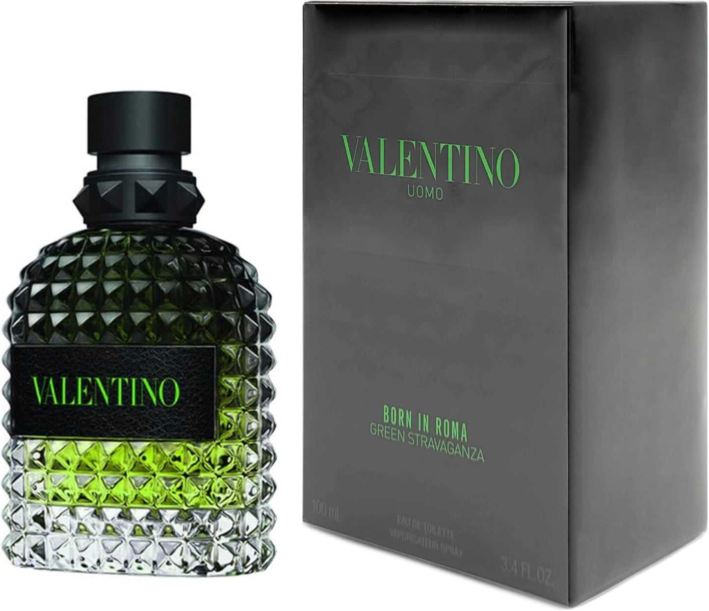 Valentino Uomo Born In Roma Green Stravaganza 100Ml Edt Spray - Hombre