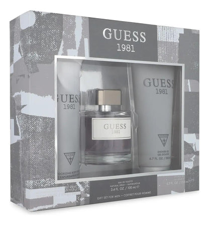Guess Set 1981 Men 3Pzs 100Ml Edt Spray/ Shower Gel 200Ml/ Desodorante 226Ml Spray - Hombre