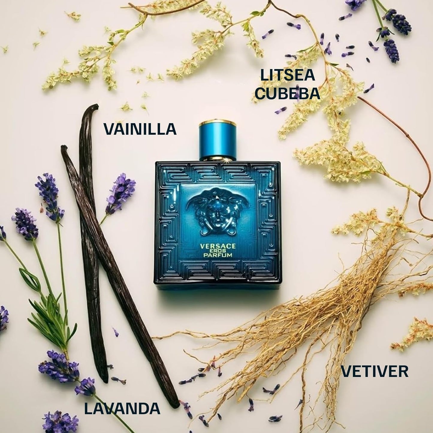 Versace Eros Caballero 100 ml Edp Spray para Hombre - Fragancia Masculina de Alta Calidad