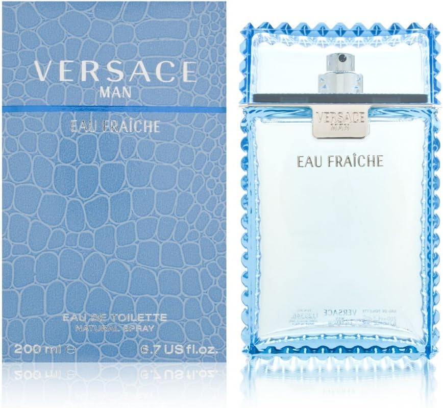 Versace Man Eau Fraiche Caballero Versace 200 ml Edt Spray - Hombre