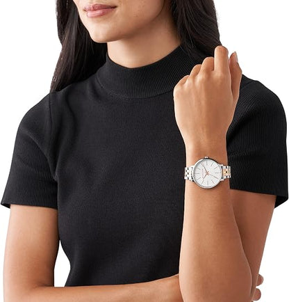 Michael Kors Reloj Mk3901 para Mujer con Diseño Elegante y Pulsera de Acero Inoxidable y Oro Rosa