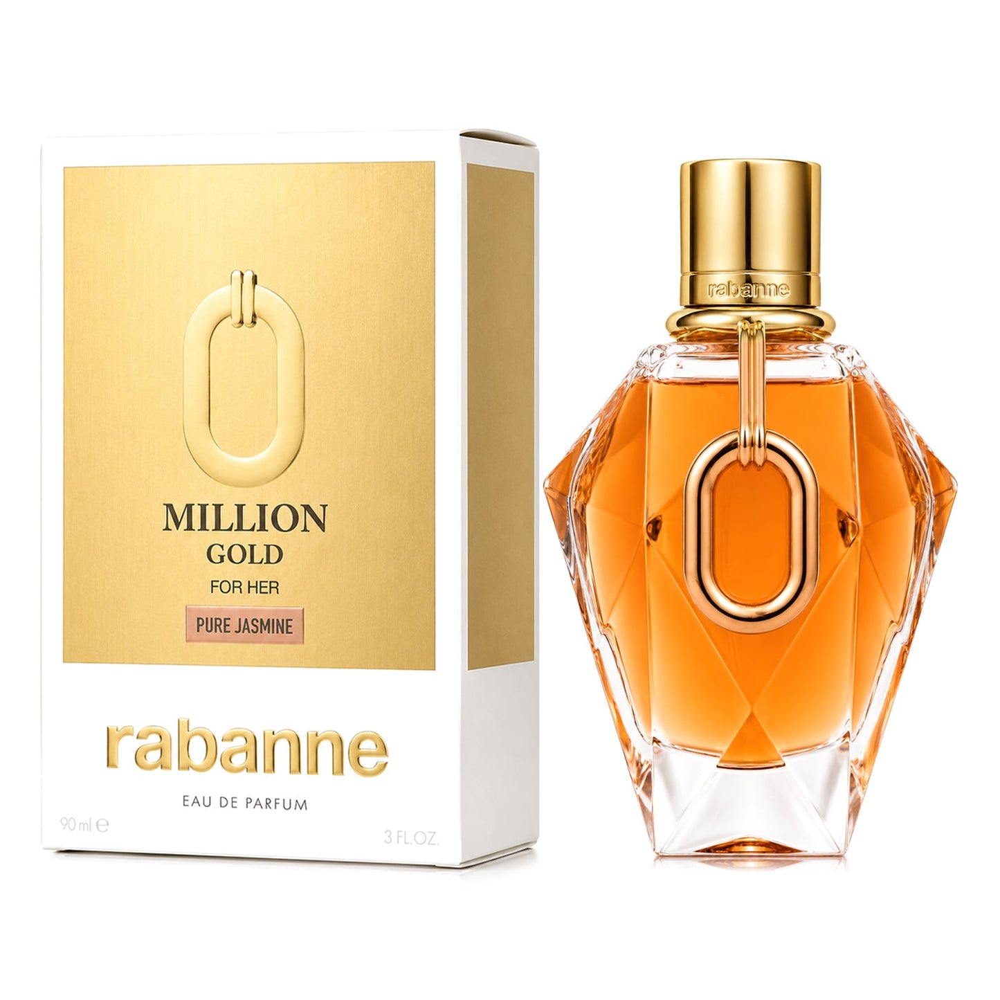 Million Gold Pure Jasmine 90Ml Edp Spray Rabanne - Mujer