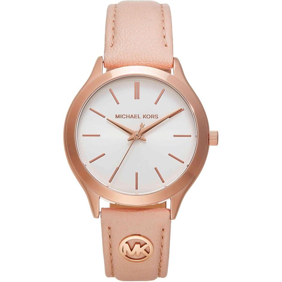 Michael Kors Reloj Mk7467 para Mujer con Correa de Cuero y Diseño Elegante