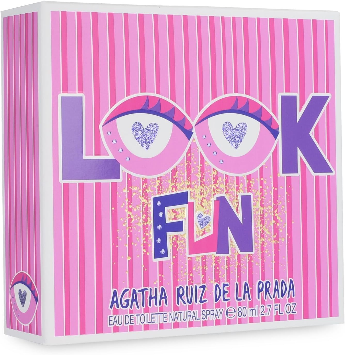 Agatha Ruiz de la Prada Look Fun 80Ml Edt Spray para Mujer Fragancia Fresca y Atractiva