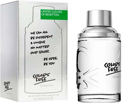 Benetton Colors Free Him 100Ml Edt Spray - Hombre