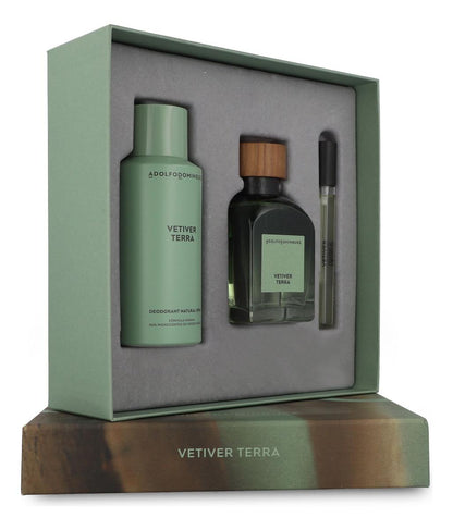 Adolfo Dominguez Set Vetiver Terra Caballero Adolfo Dominguez 3 pz - Hombre