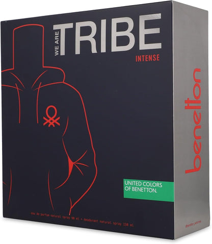 Set Benetton We Are Tribe Intense 2Pzs 90Ml Edp Spray/ Desodorante 150Ml Spray - Hombre