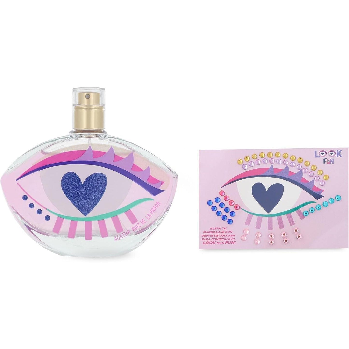 Set Agatha Look Fun 2Pzs 80Ml Edt Spray/ Stickers Para Ojos - Mujer