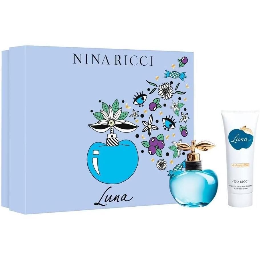 Nina Ricci Set Luna 2 Pz - Mujer 80Ml Edt Spray y 100Ml Body Lotion para Mujer