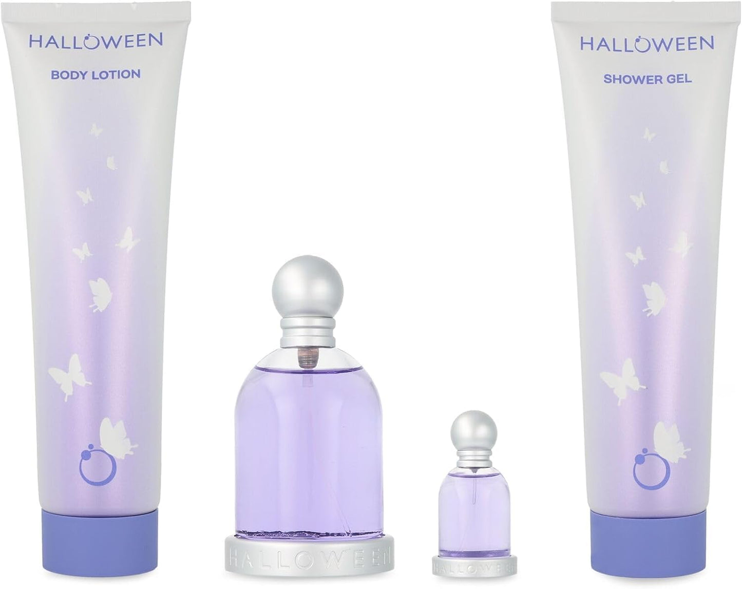 Set Halloween 4Pzs 100Ml Edt Spray/ Body Lotion 150Ml/ Shower Gel 150Ml / 4.5Ml Edt - Mujer