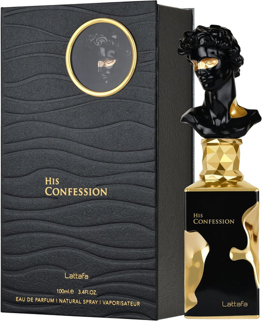 His Confession Lattafa 100ml Edp Spray - Hombre