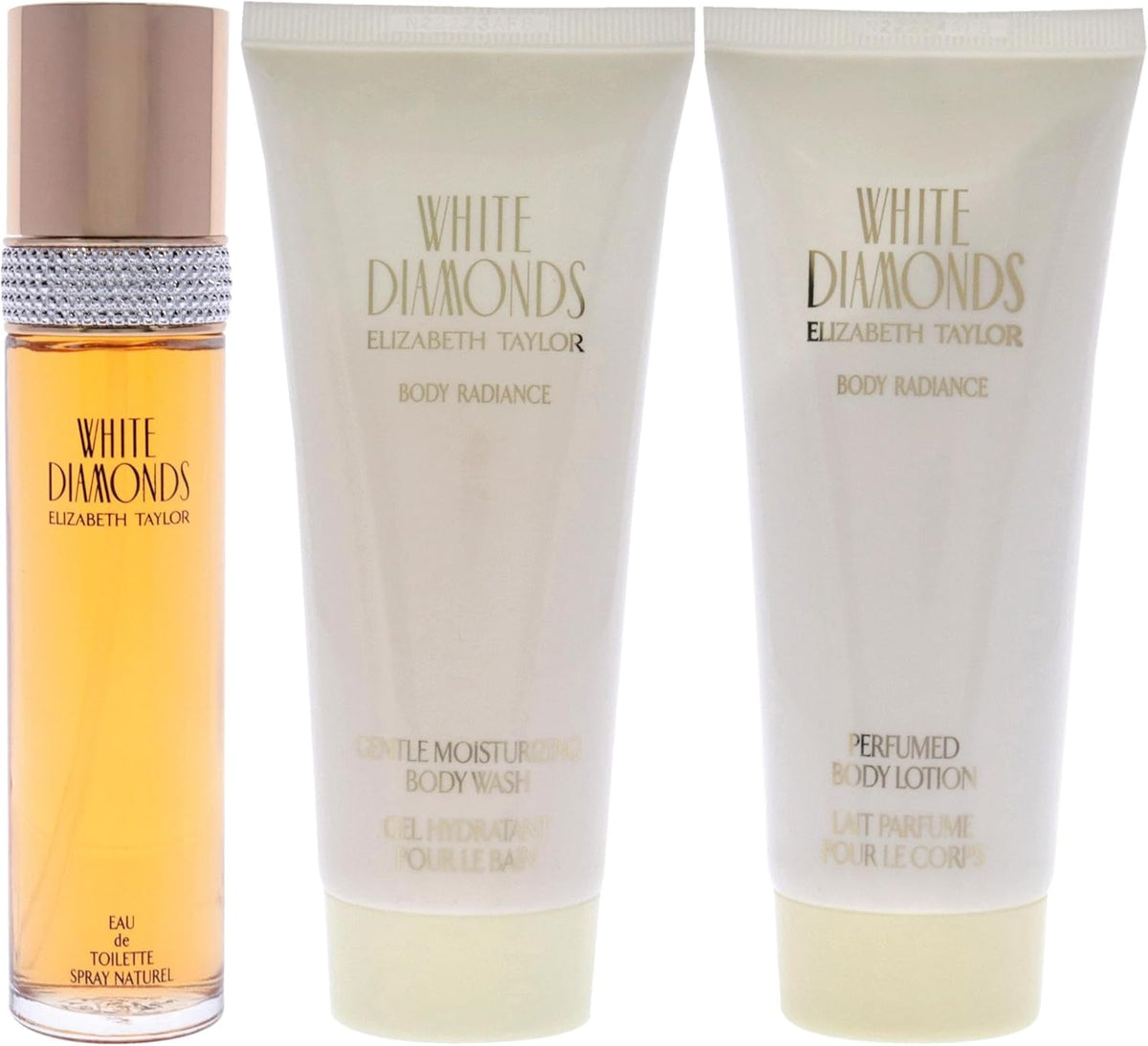 Set White Diamonds 3Pz 100Ml Edt Spray Body Wash 100Ml - Mujer