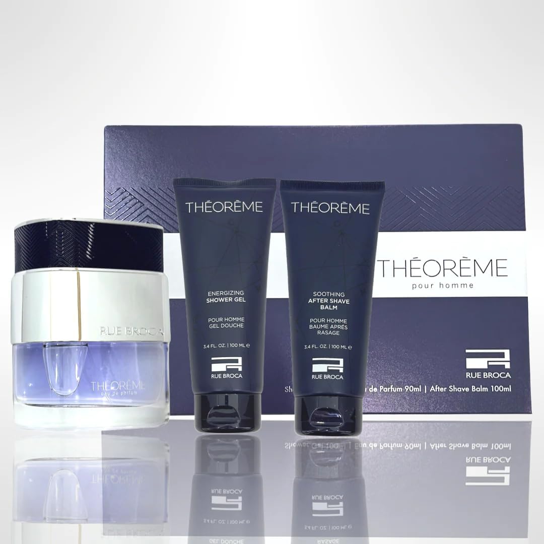 Set Rue Broca Theoreme Homme 3Pzs 90Ml Edp Spray/ Shower Gel 100Ml/ After Shave 100Ml - Hombre