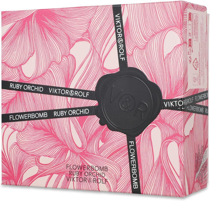 Set Ruby Orchid Viktor & Rolf Flowerbomb 2Pzs 100Ml Edp Spray/ 10Ml Edp Spray - Mujer