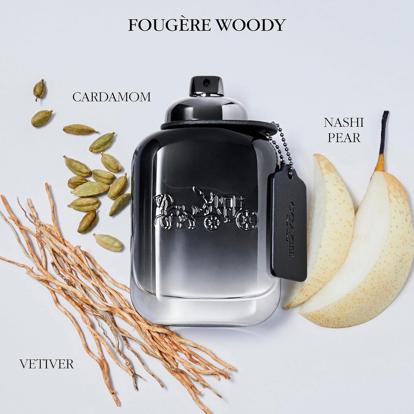 Coach Coach 100 ml Edt Spray para Hombre Fragancia Amaderada Aromática con Notas de Pera Bergamota y Kumquat