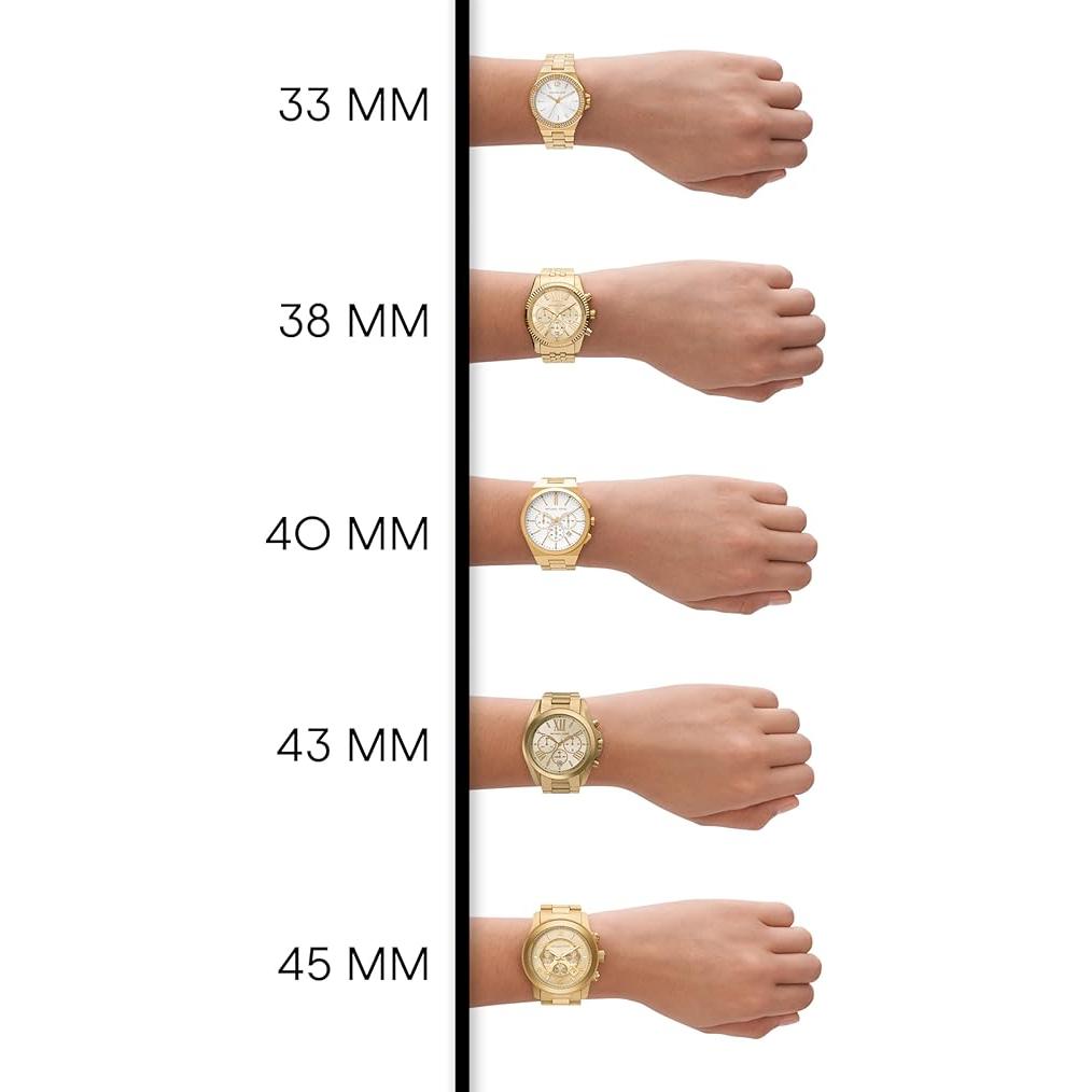 Michael Kors Reloj Mk3844 para Mujer con Diseño Elegante y Correa de Metal Dorado