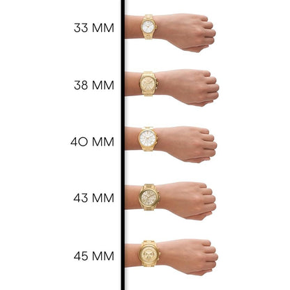 Michael Kors Reloj Mk3844 para Mujer con Diseño Elegante y Correa de Metal Dorado