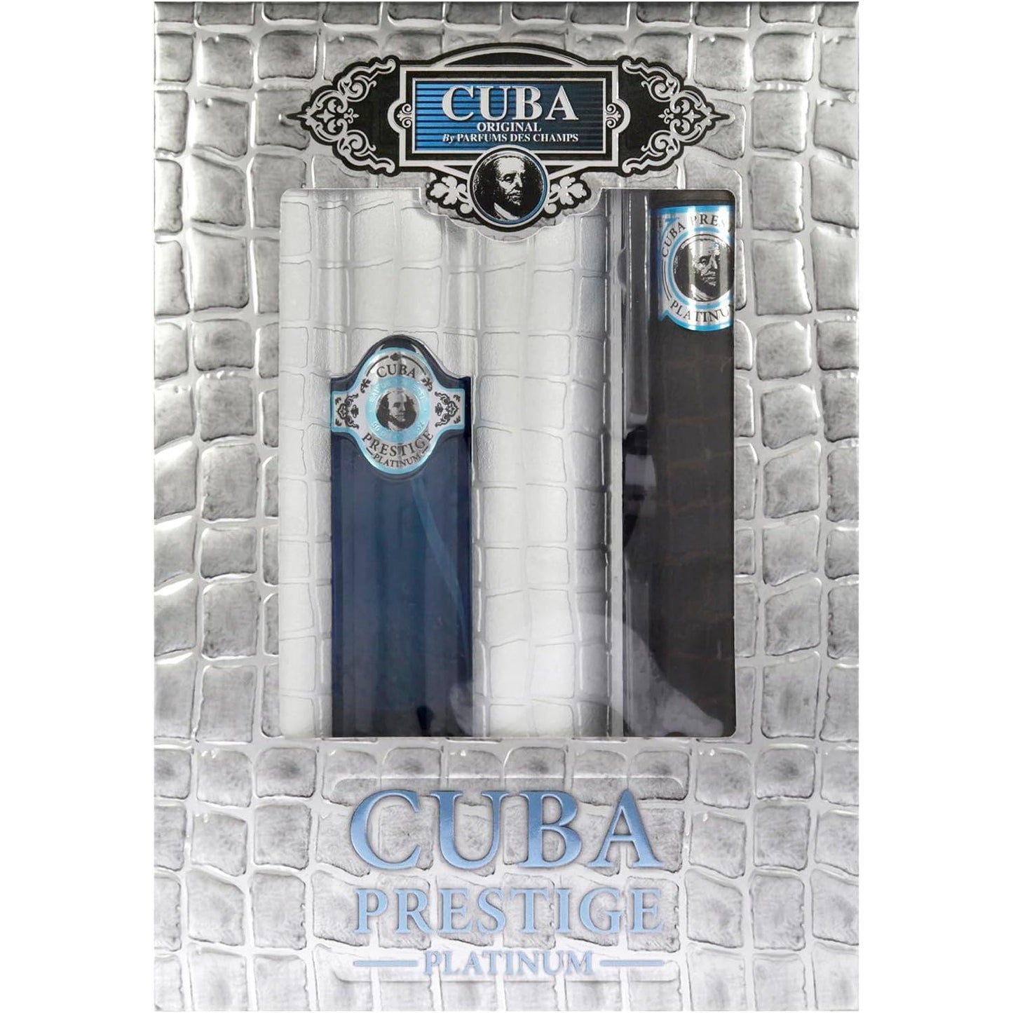 Set Cuba Prestige Platinum 2Pzs 90Ml Edt Spray/ 35Ml Edt Spray - Hombre