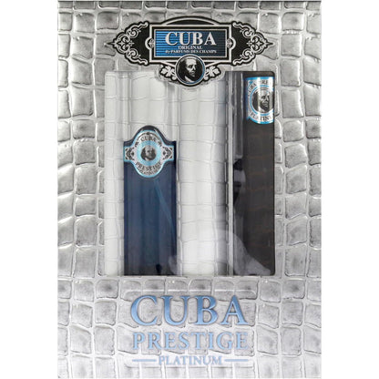 Set Cuba Prestige Platinum 2Pzs 90Ml Edt Spray/ 35Ml Edt Spray - Hombre