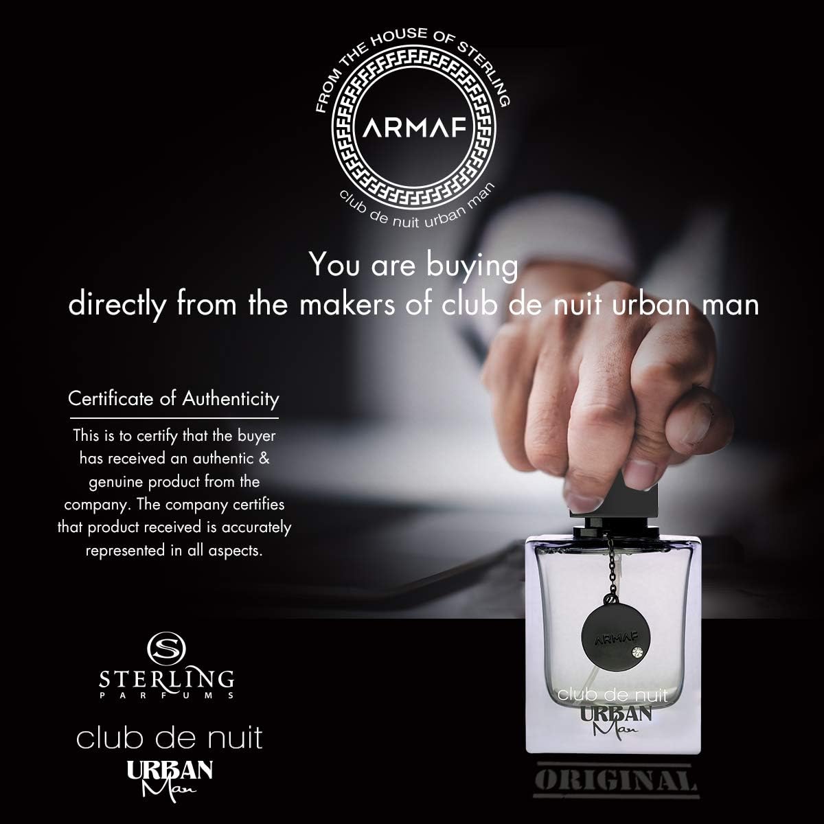 Club De Nuit Urban Man Armaf 105 ml Edp Spray - Hombre