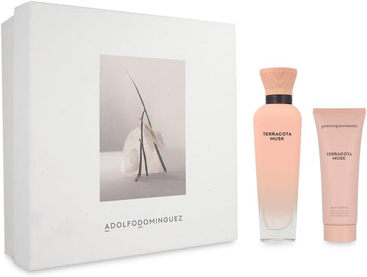 Set Adolfo Dominguez Terracota Musk 2Pz 120Ml Edp Spray - Mujer