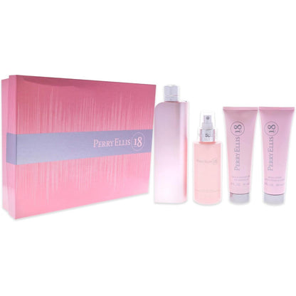 Perry Ellis Set 18 4Pz 100Ml Edp Spray - Mujer