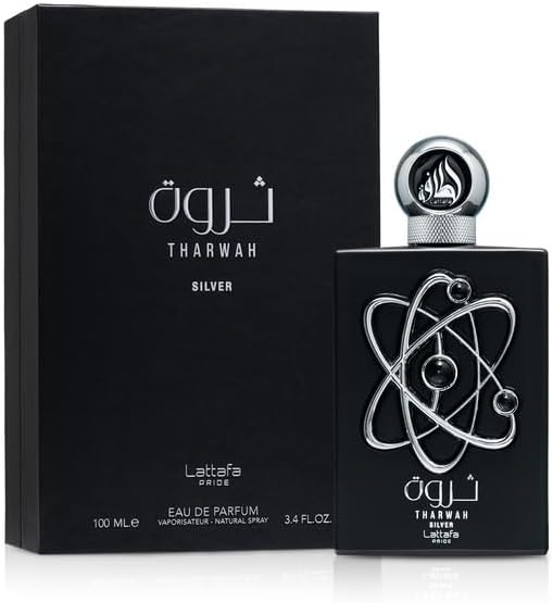 Tharwah Silver Caballero Lattafa 100ml Edp Spray - Hombre