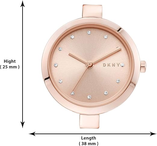 DKNY Reloj Ny2831 para Mujer con Diseño Elegante y Detalles Brillantes en el Brazalete