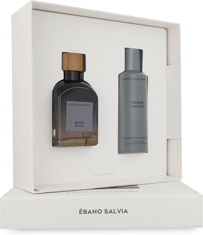 Set Adolfo Dominguez Ebano Salvia 2Pzs 120Ml Edp Spray/ Desodorante 150Ml Spray - Hombre