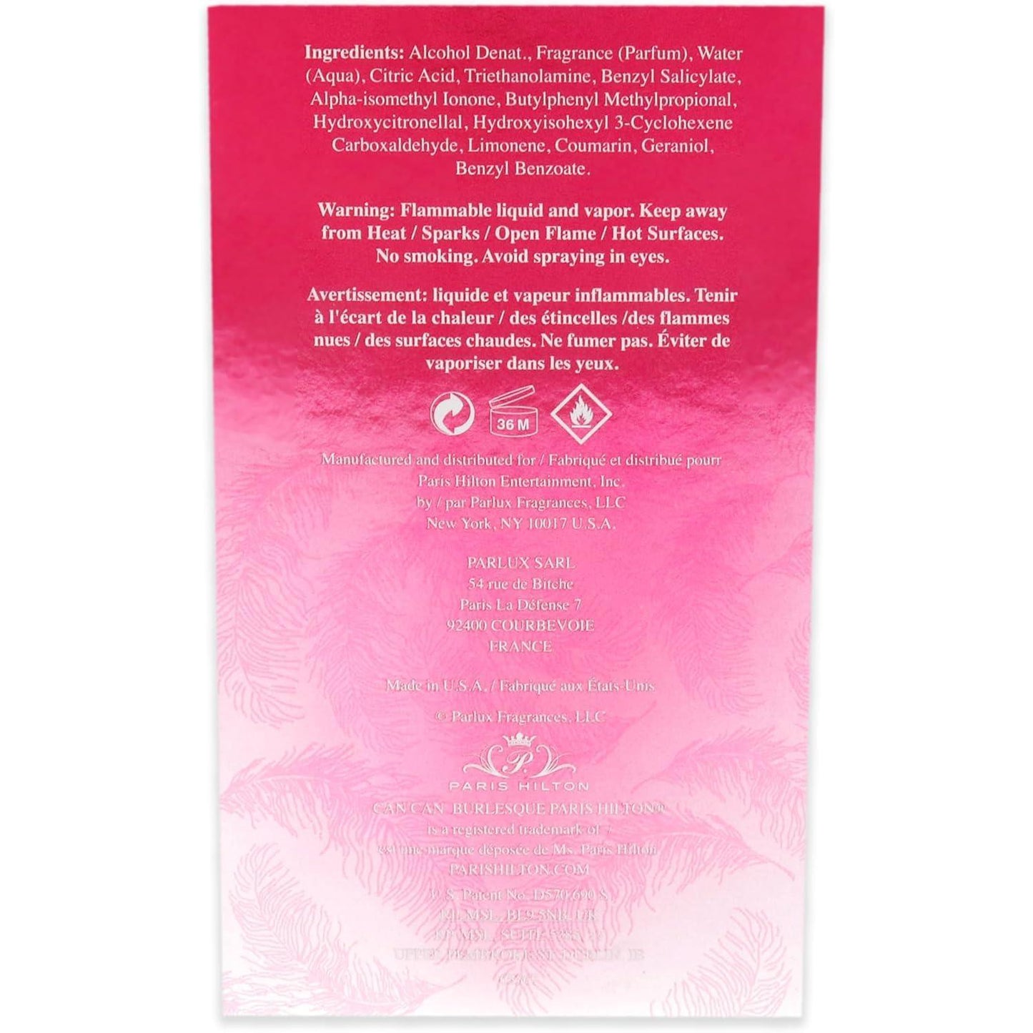 Can Can Burlesque Paris Hilton 100 ml Edp Spray - Mujer