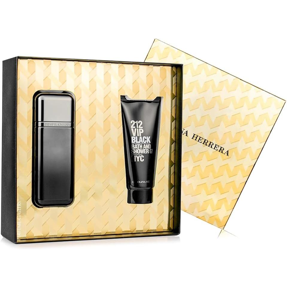 Set 212 Vip Black Elixir 2Pzs 100Ml Edp Spray/ Shower Gel 100Ml - Hombre