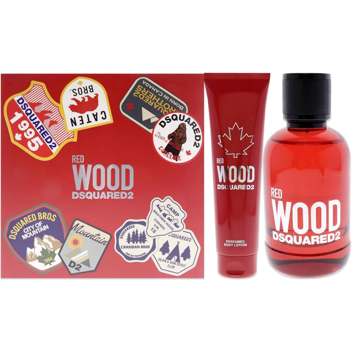 Dsquare2 Set Dsquared2 Red Wood 2Pz 100Ml Edt Spray - Mujer