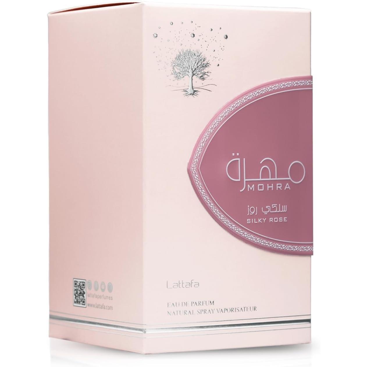 Mohra Silky Rose Dama Lattafa 100 ml Edp Spray - Mujer