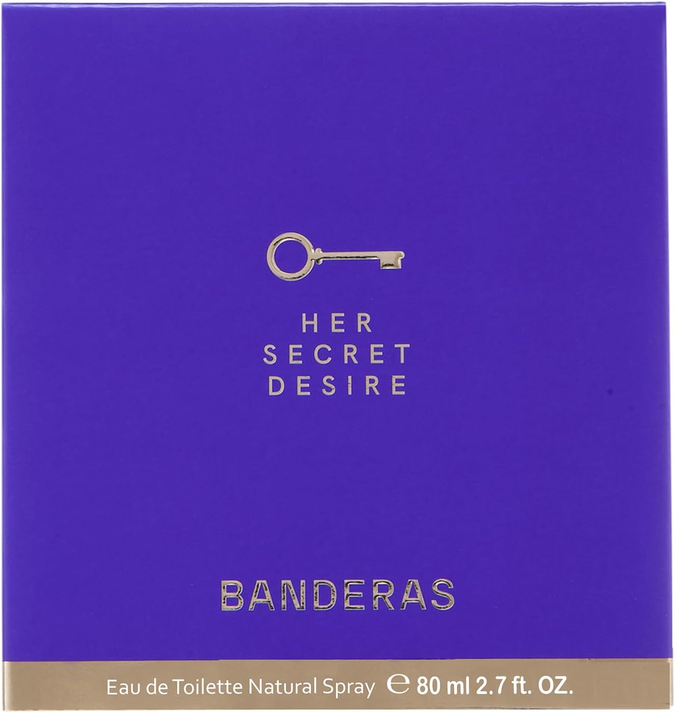Banderas Her Secret Desire 80Ml Edt Spray - Mujer