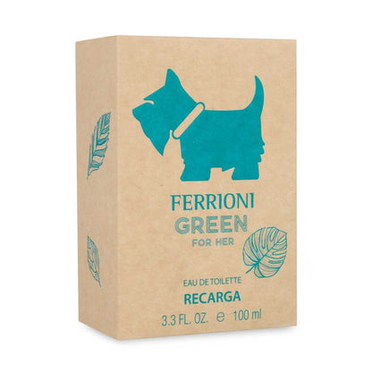 Ferrioni Green For Her 100Ml Edt Refill - Mujer