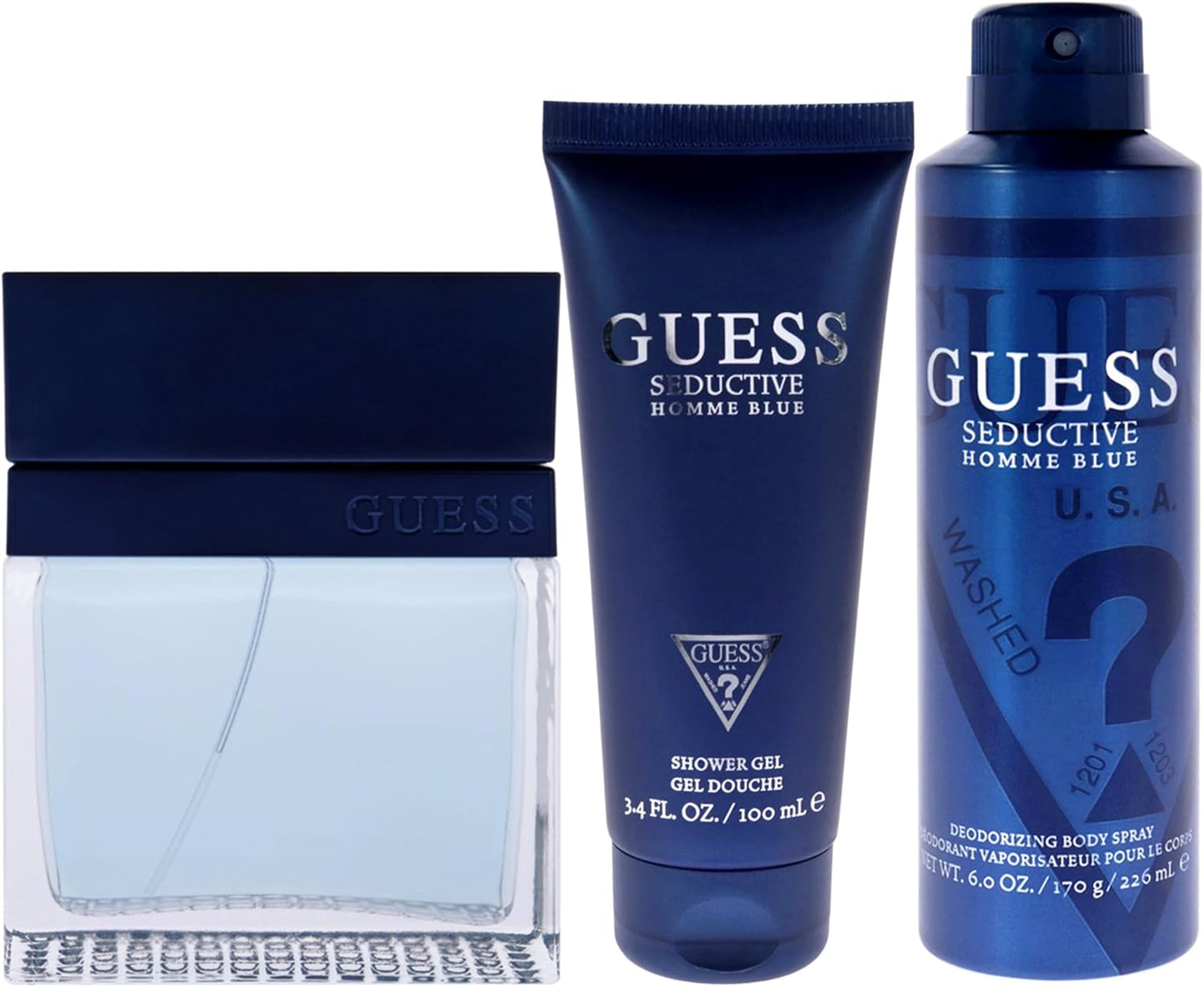 Set Guess Seductive Homme Blue Guess 4 pz - Hombre