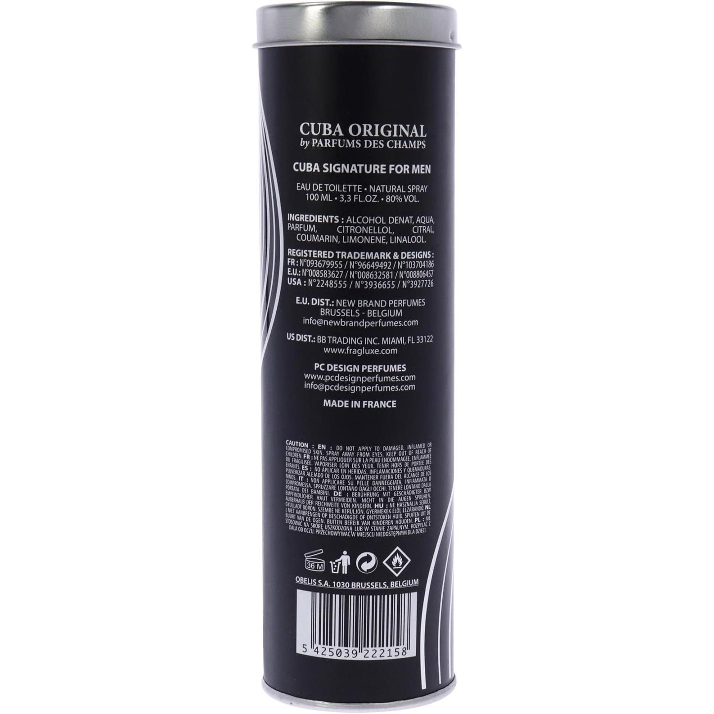 Cuba Signature Des Champs 100 ml Edt Spray - Hombre