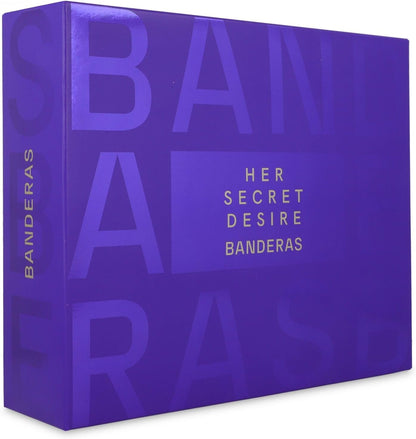 Set Banderas Her Secret Desire 2Pzs 80Ml Edt Spray /Desodorante 150Ml Spray - Mujer