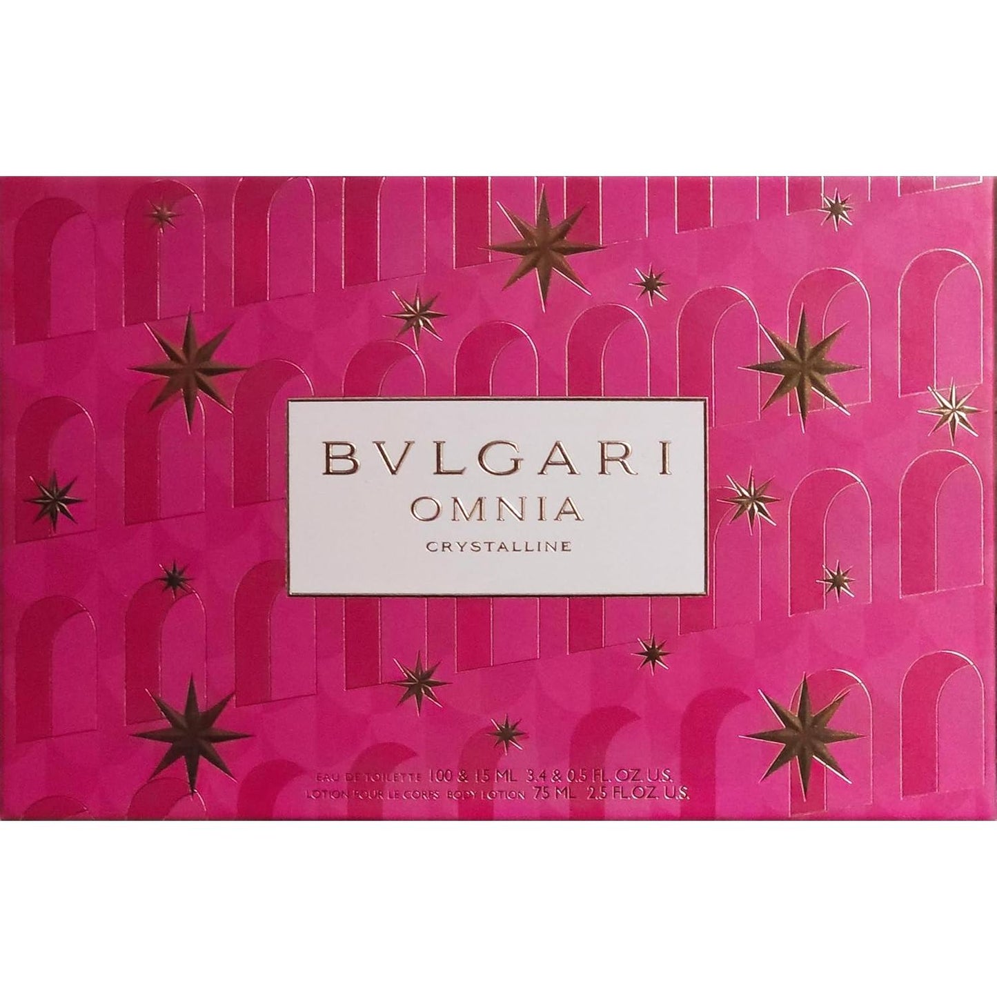 Set Omnia Crystalline Edt Bvlgari 3 pz - Mujer